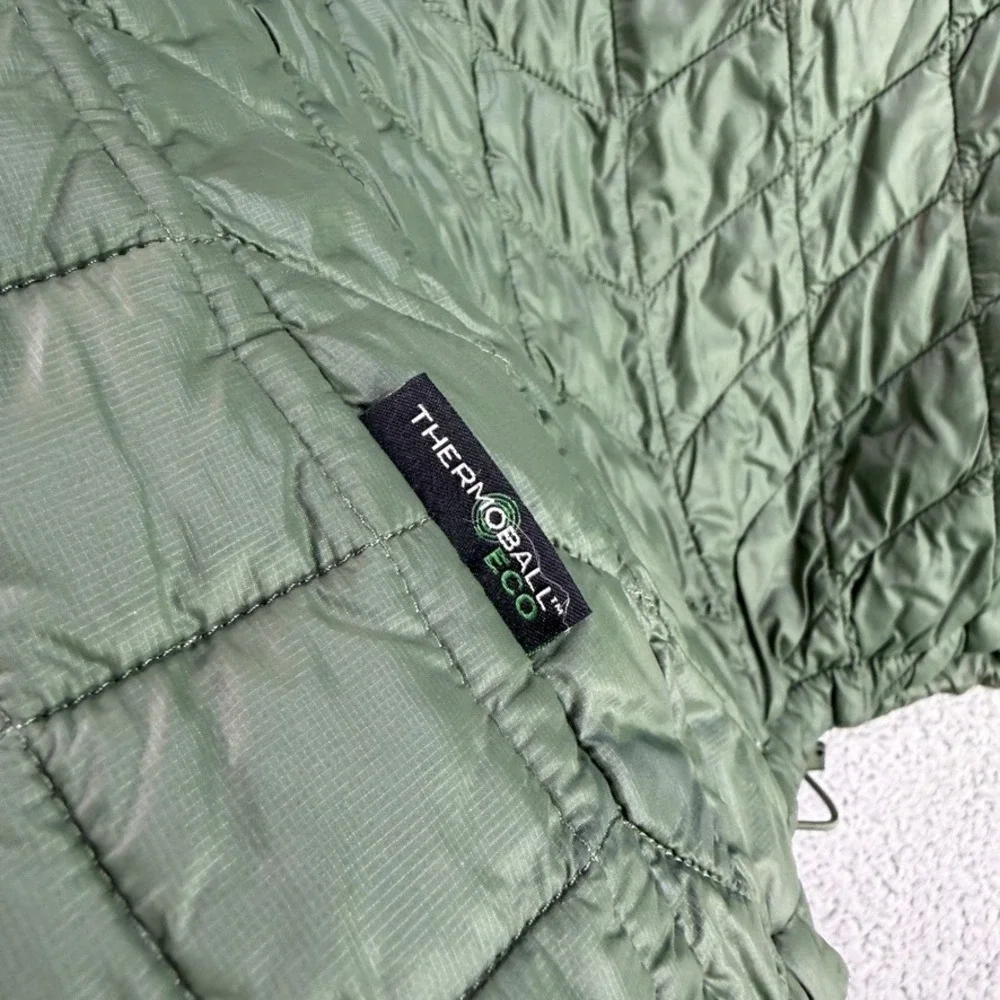 The North Face ThermoBall Eco Jacket Mens Large Green Quilted Puffer NF0A4QS3